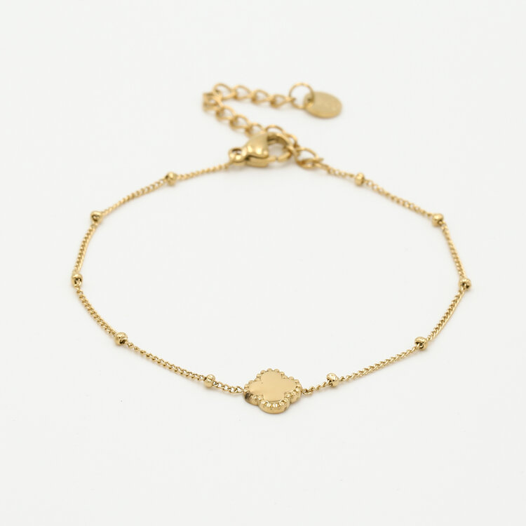 Gold Clover Dots Bracelet