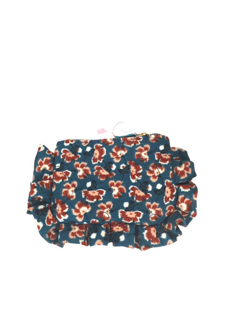 Micha Small Flower Pouch / Blue