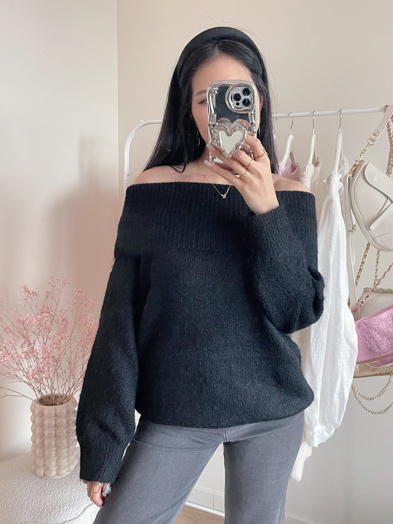 Off The Shoulder Sweater