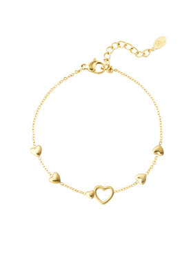 Gold Sacred Heart Bracelet