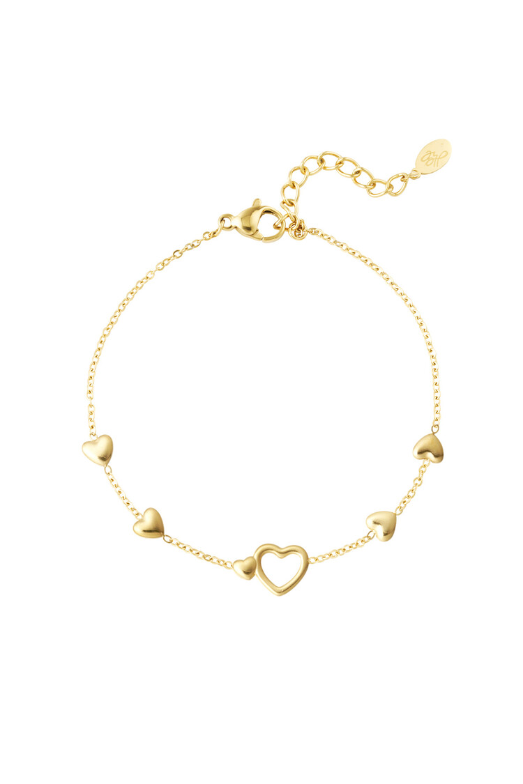 Gold Sacred Heart Bracelet