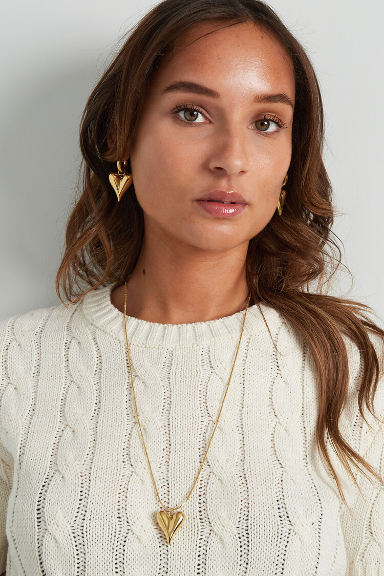 Silver Perfect Heart Earrings