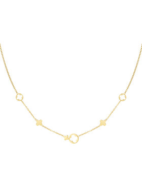 Gold Sacred Clovers Necklace