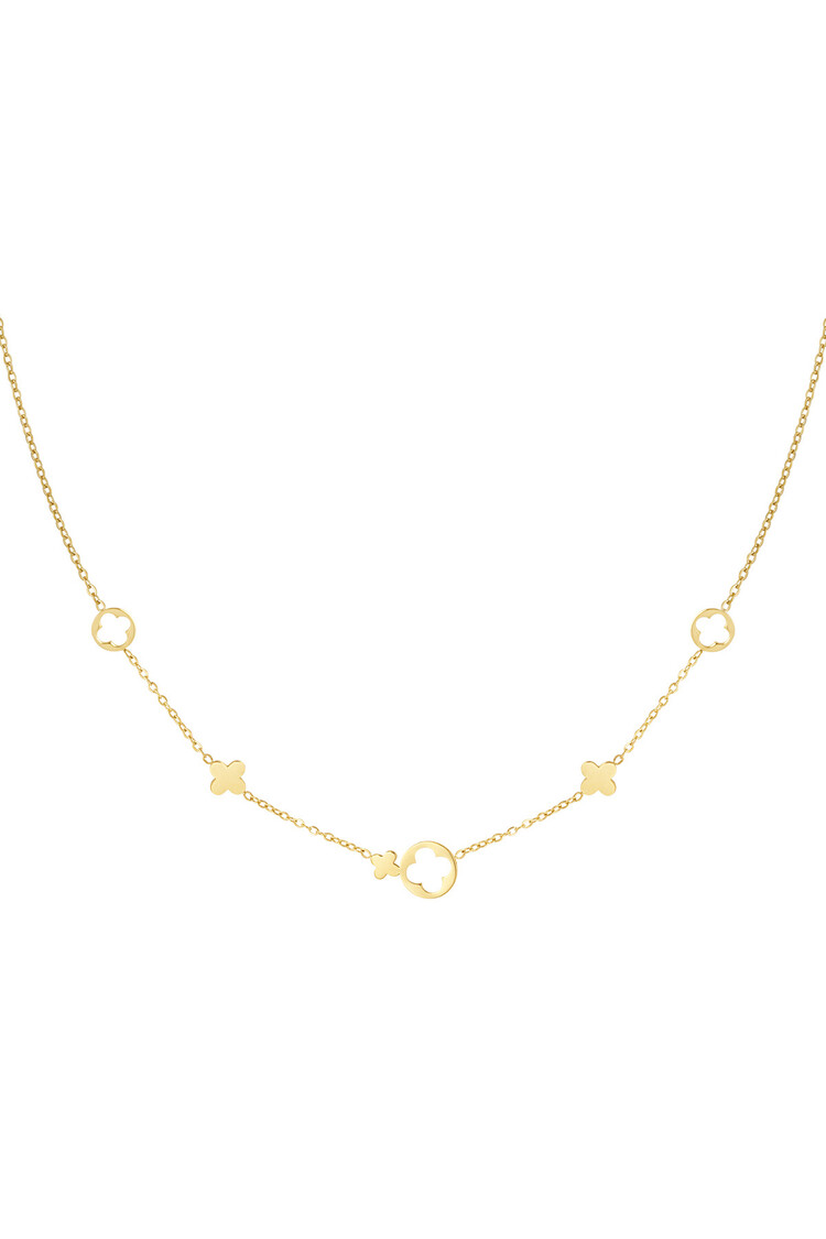 Gold Sacred Clovers Necklace