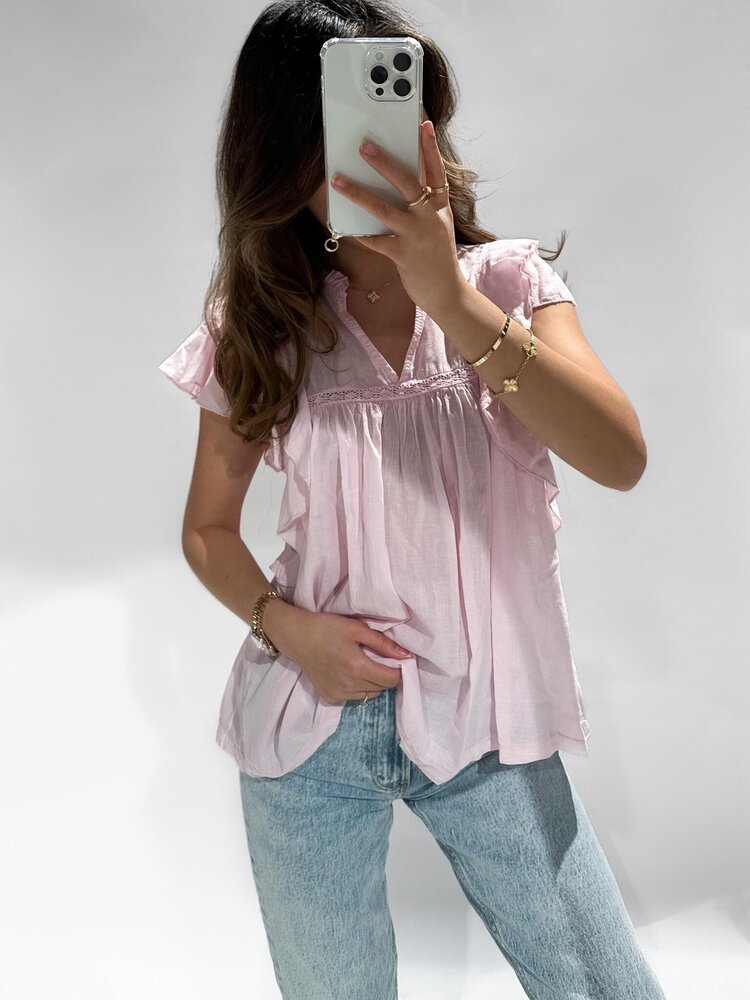 Novea Sweetheart Top / Baby Pink
