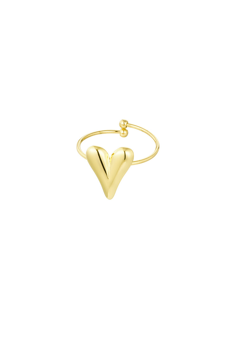 Gold Pure Heart Ring