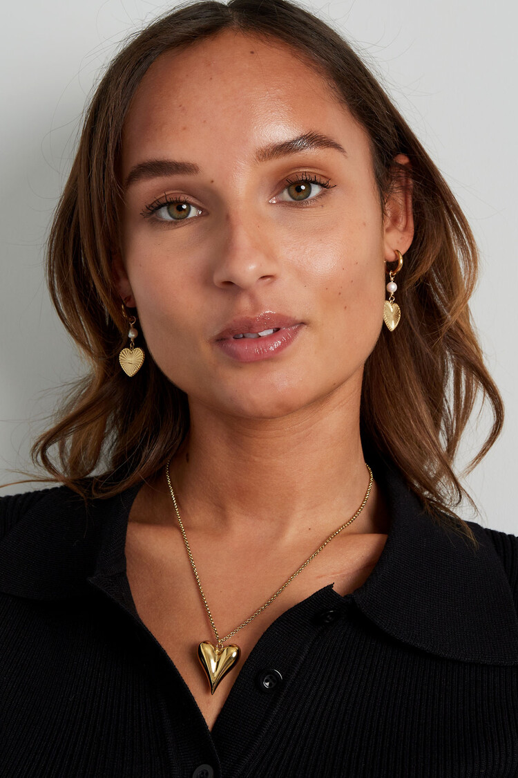 Silver Heartbreaker Pearl Earrings