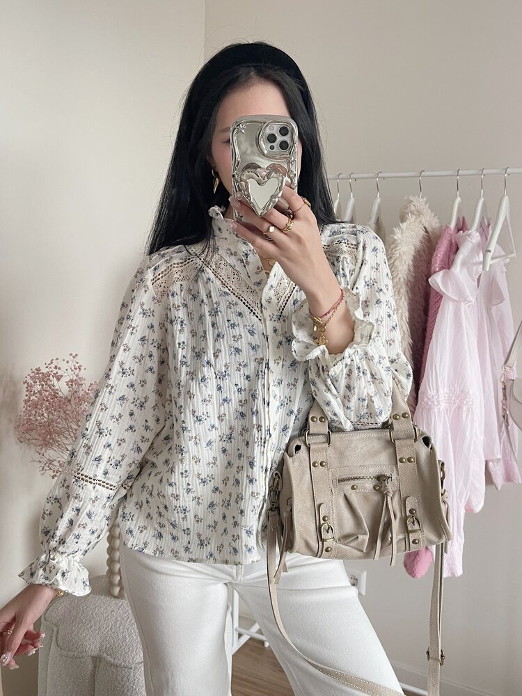 Darling Flower Embroidered Blouse