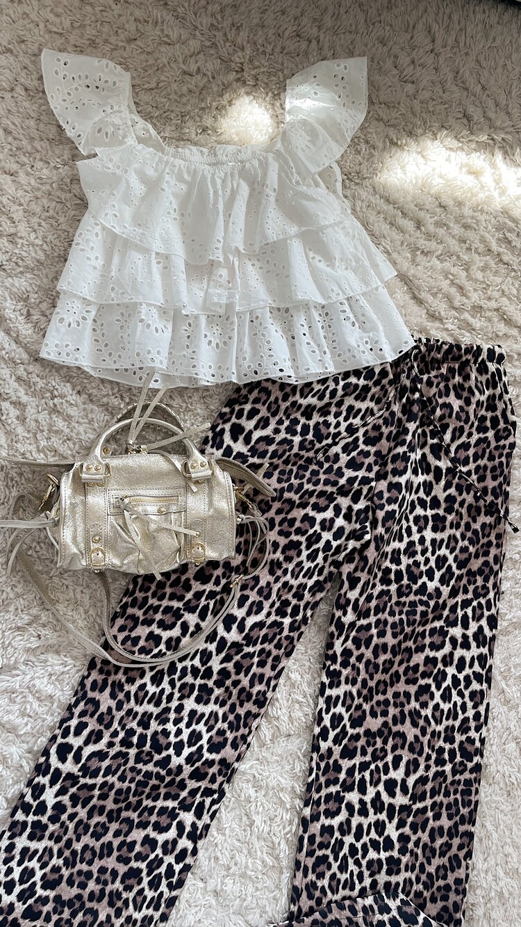Jojo Leopard Loose Fit Trousers