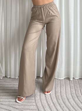 Joa Linen Trousers / Taupe