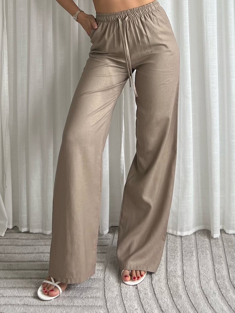 Joa Linen Trousers / Taupe