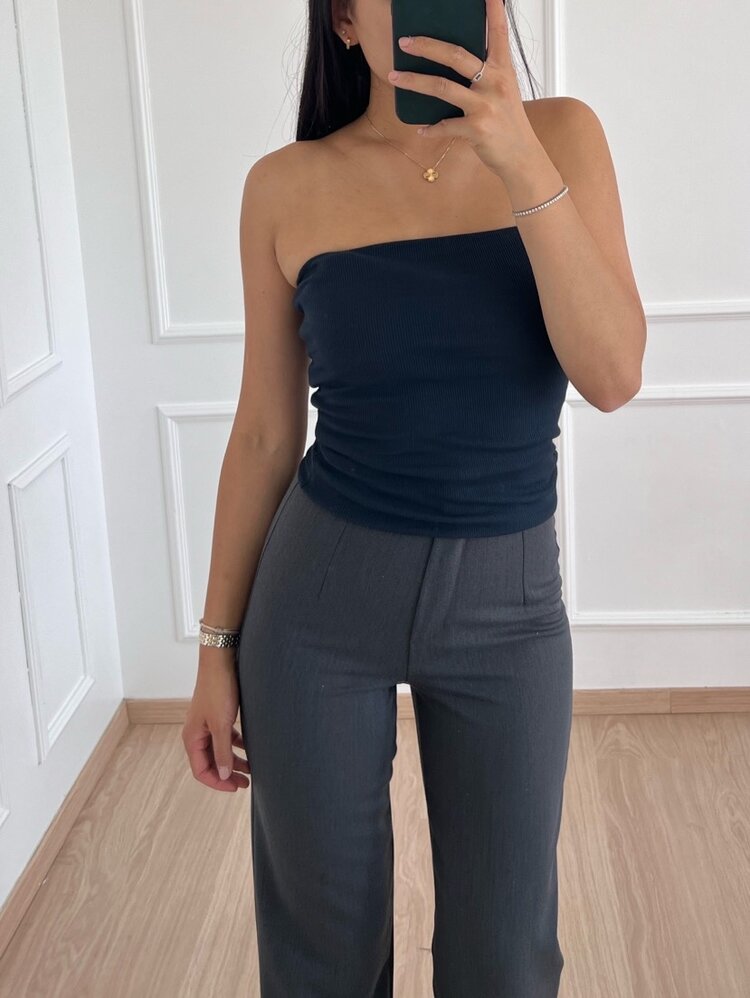 Amare Basic Tube Top / Navy Blue