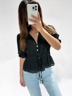 Brandy Bow Top / Black