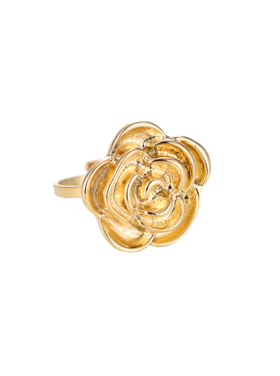 Gold Bold Rose Ring