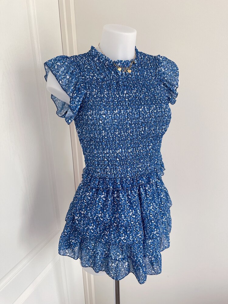 Mayu Ruffle Skort / Blue