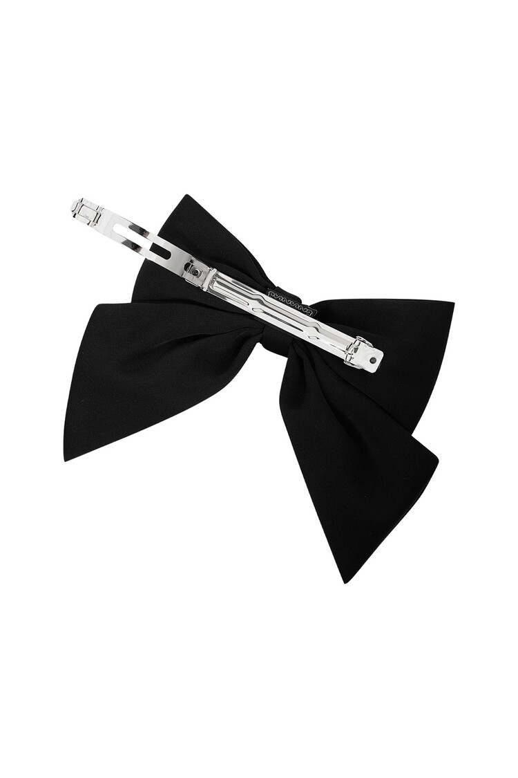 Amelia Hair Bow Clip / Black
