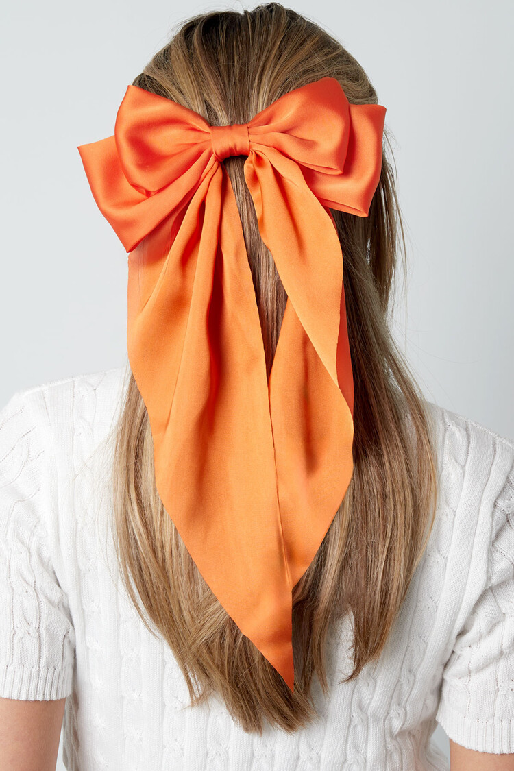 Jenna Hair Bow Clip / Black