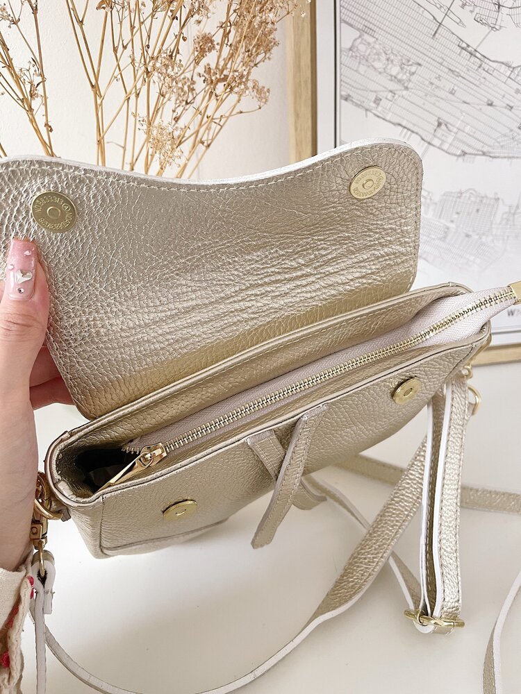 Lulu Moon Bag / Suede Sand