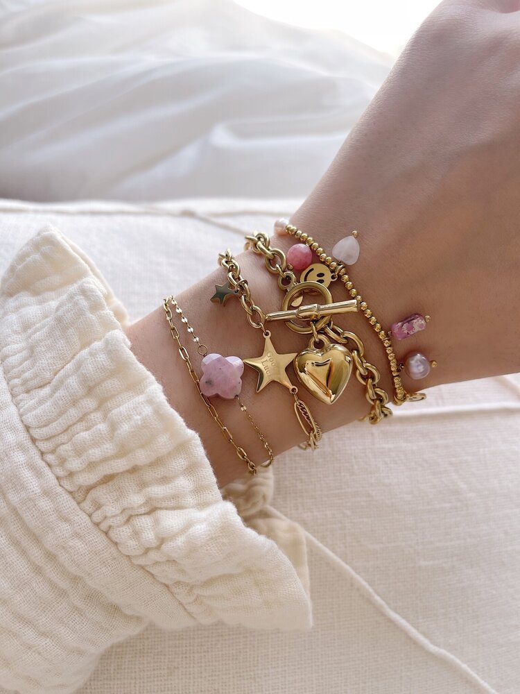 Silver Lucky Star Bracelet