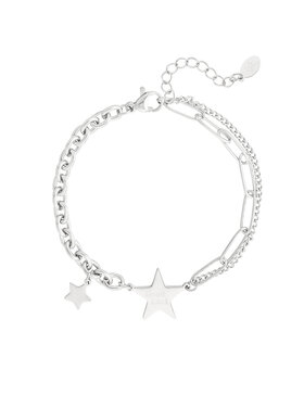 Silver Lucky Star Bracelet