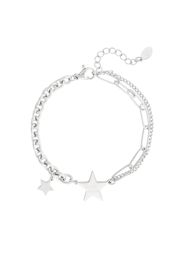 Silver Lucky Star Bracelet