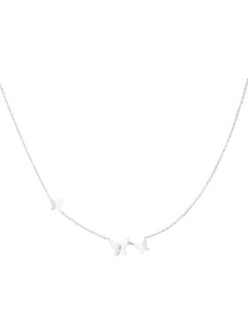 Silver Classic Little Butterfly Necklace