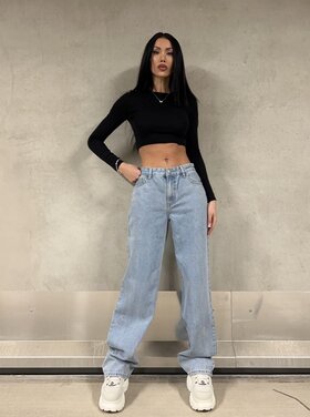 Mailey Wide Leg Jeans / Blue