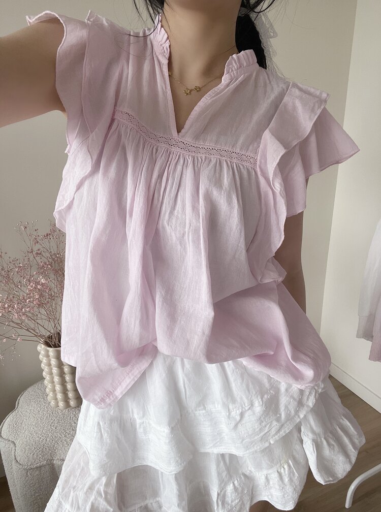 Novea Sweetheart Top / Baby Pink