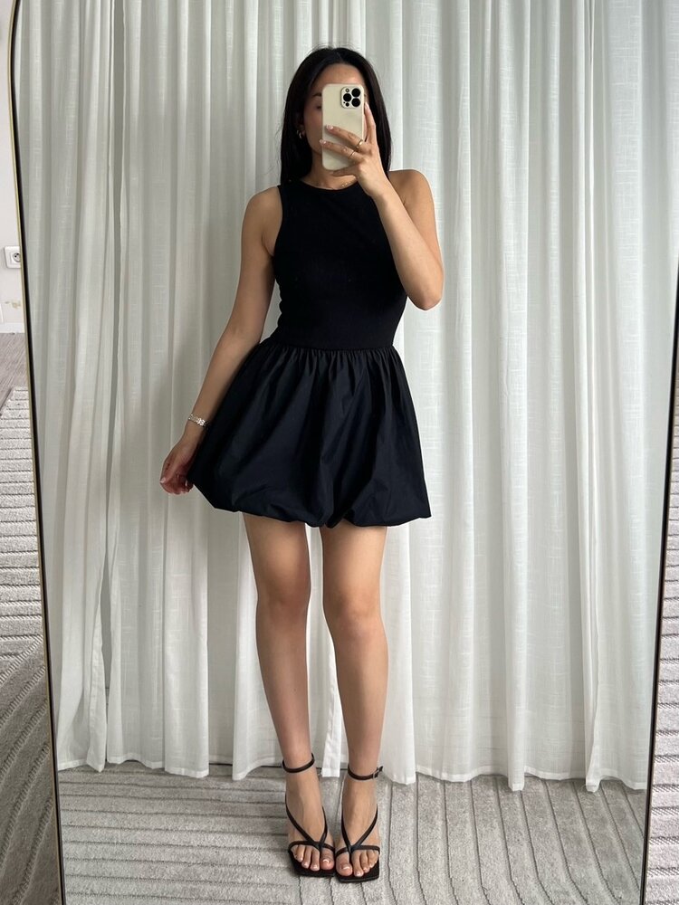 Yuri Balloon Skirt / Black