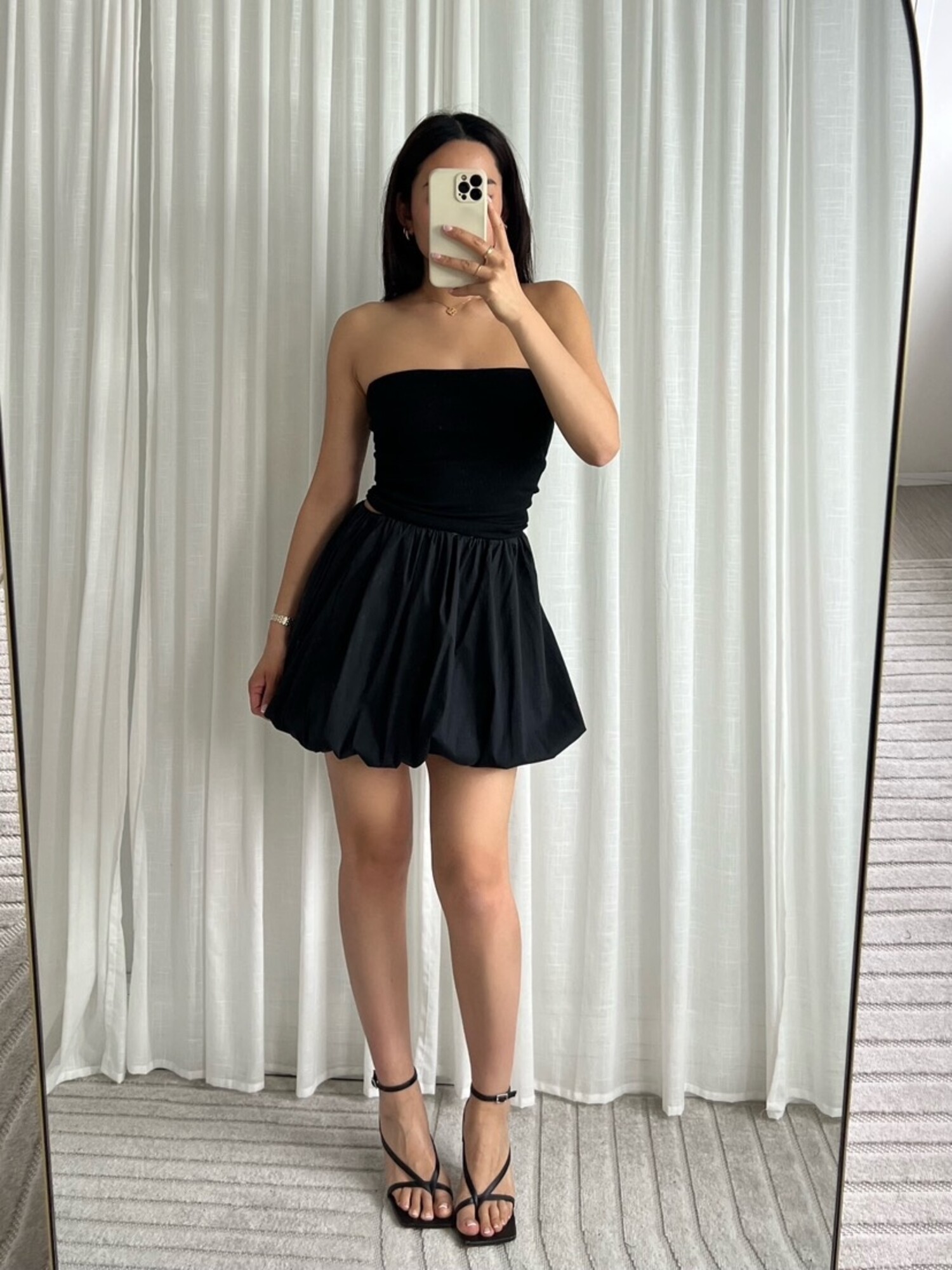 andmary nini balloon skirt ブラック ANDMARY Nini balloon skirt ブラック Mサイズ ANDMARY】Nini