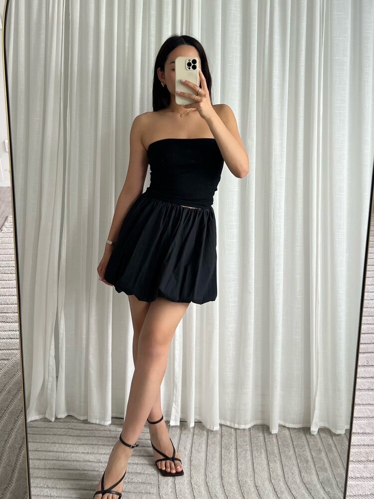 Yuri Balloon Skirt / Black