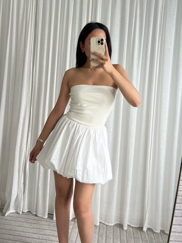 Miku Balloon Dress / Cream
