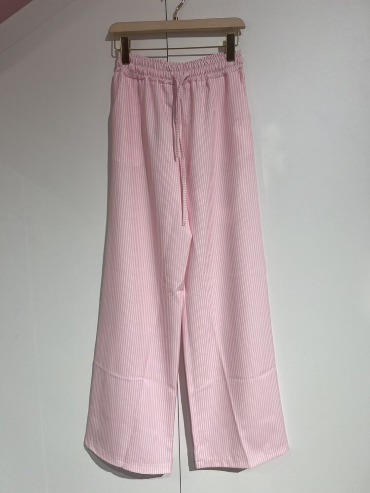Ariya Striped Trousers / Pink