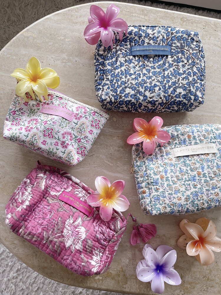 Kona Hawaii Flower Hair Claw / Peach