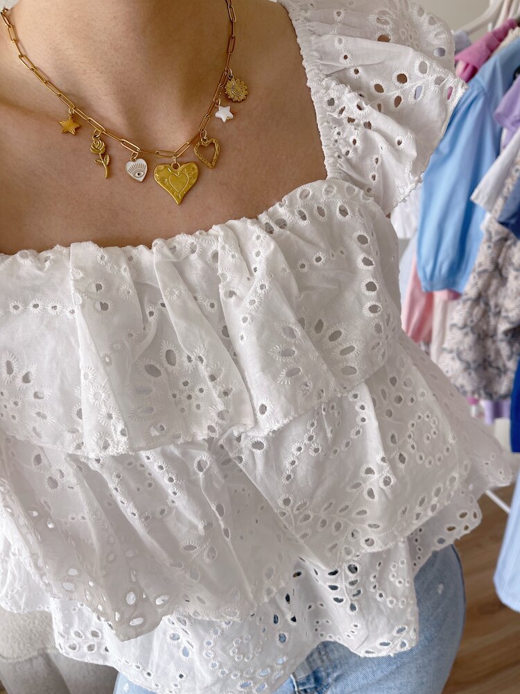 Gold 7 Mixed Charms Necklace / Type A6