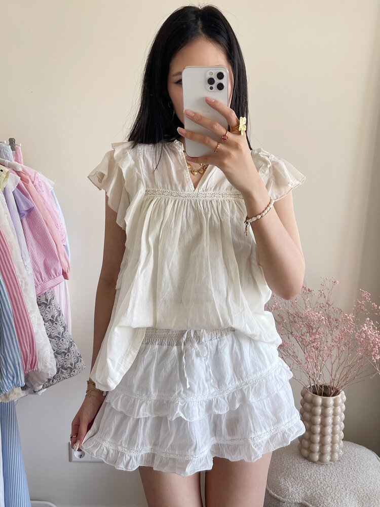 Novea Sweetheart Top / Cream