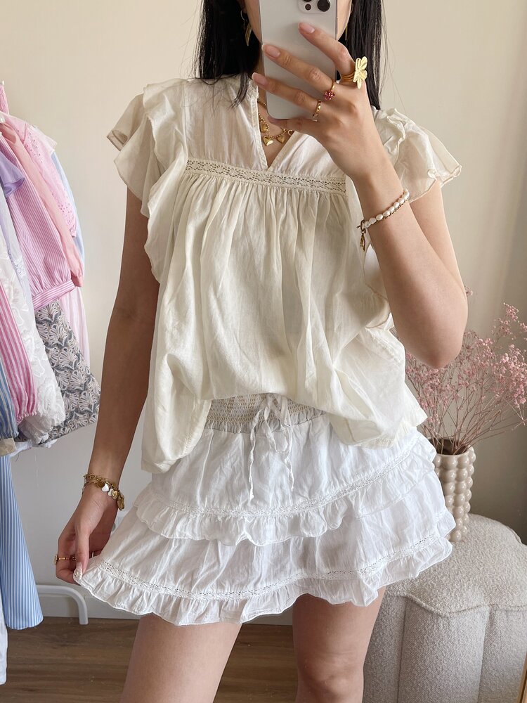 Novea Sweetheart Top / Cream