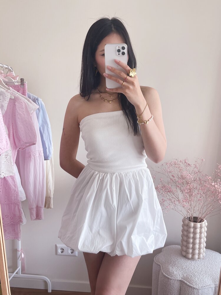 Miku Balloon Dress / Cream