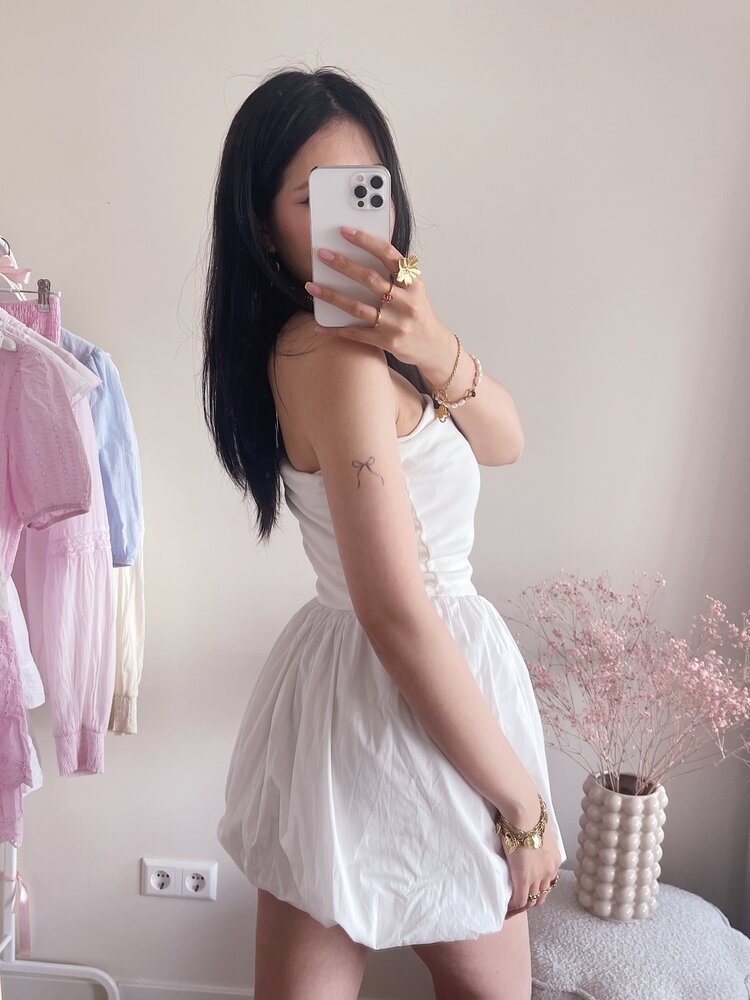 Miku Balloon Dress / Cream