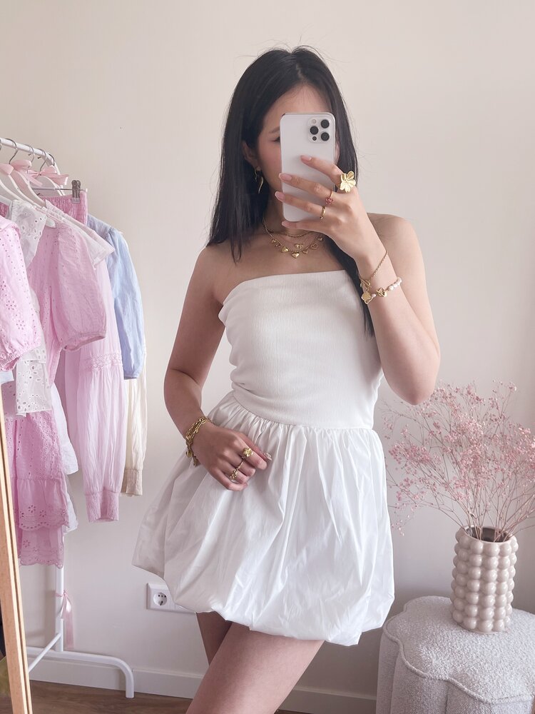 Miku Balloon Dress / Cream