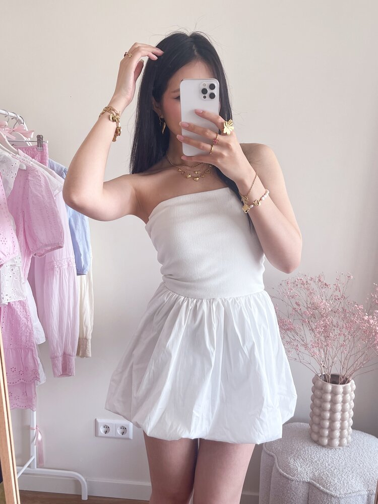 Miku Balloon Dress / Cream