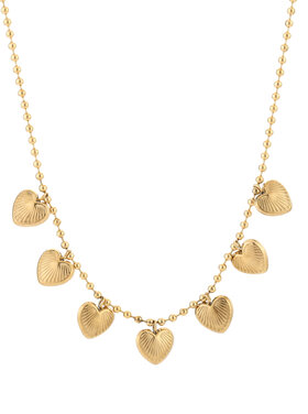 Gold Felia Mixed Charms Necklace