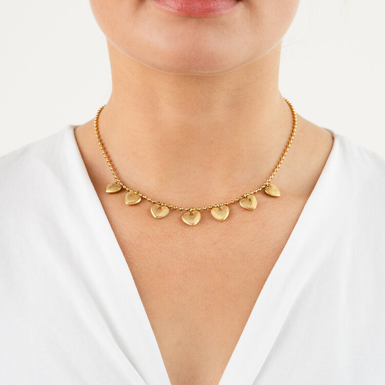 Gold Felia Mixed Charms Necklace