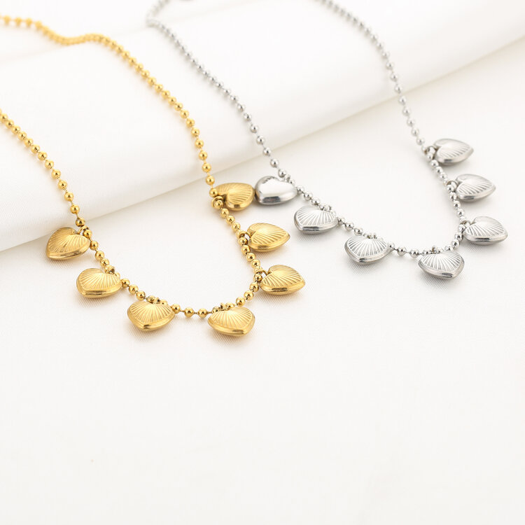 Gold Felia Mixed Charms Necklace