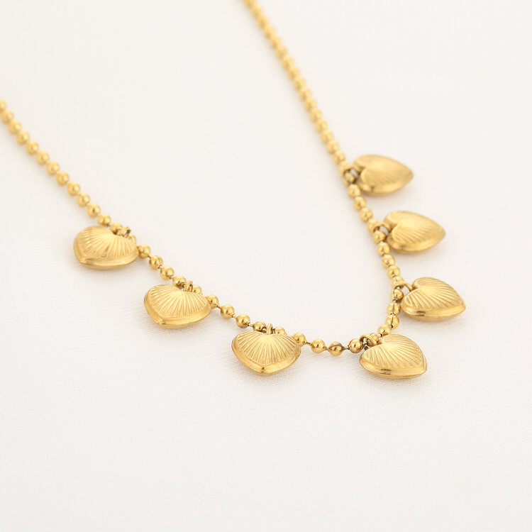 Gold Felia Mixed Charms Necklace