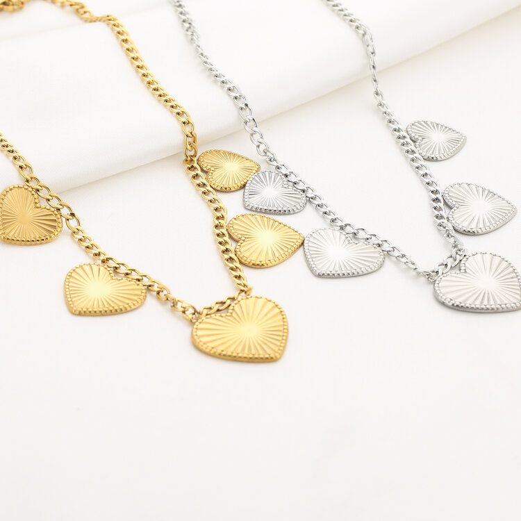 Gold Noura Mixed Charms Necklace