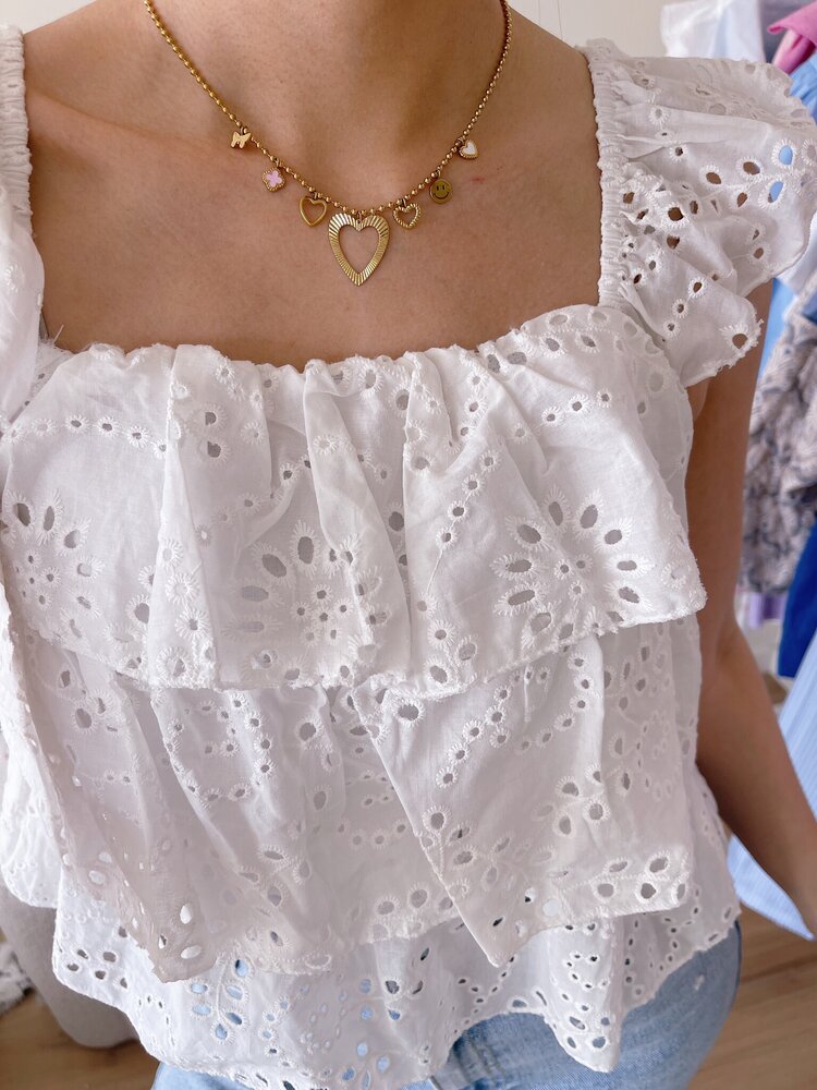 Silver Izumi Mixed Charms Necklace