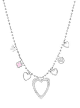 Silver Izumi Mixed Charms Necklace