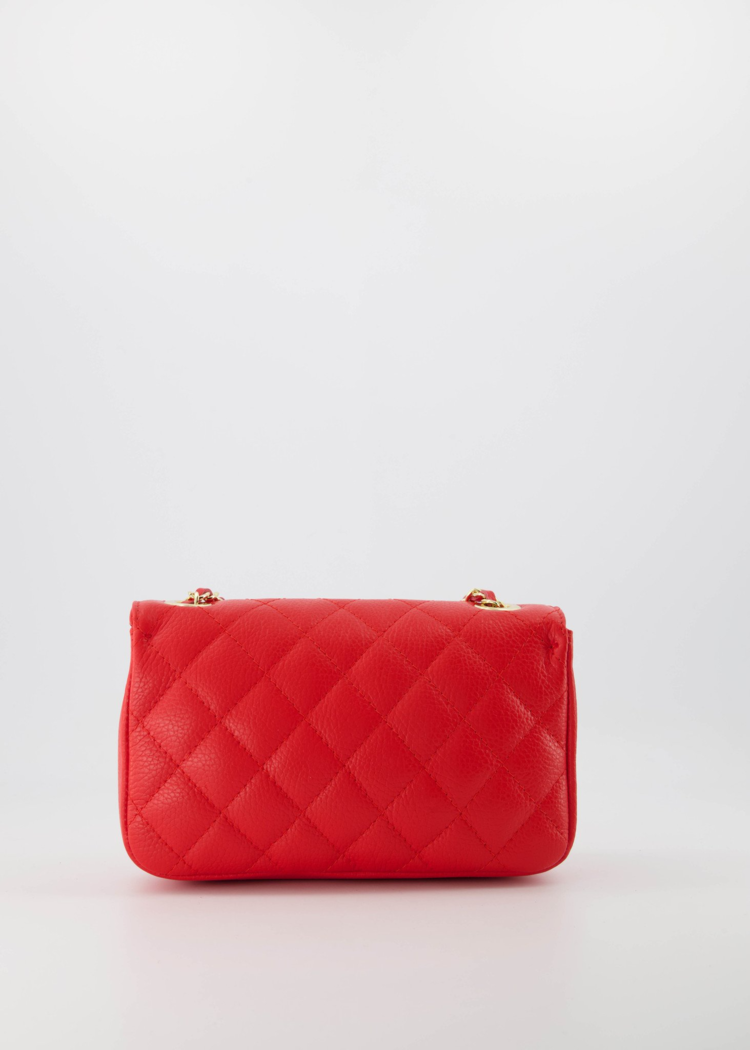 Naime Quilted Chain Bag / Red