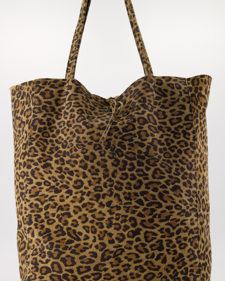 Franka Shopper Shoulder Bag / Leopard Brown